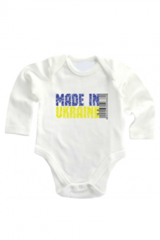 Боді "Made in Ukraine" (біле)
