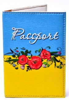 Обкладинка на паспорт "Маків цвіт"