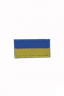 Нашивний знак "Прапорець синьо-жовтий"